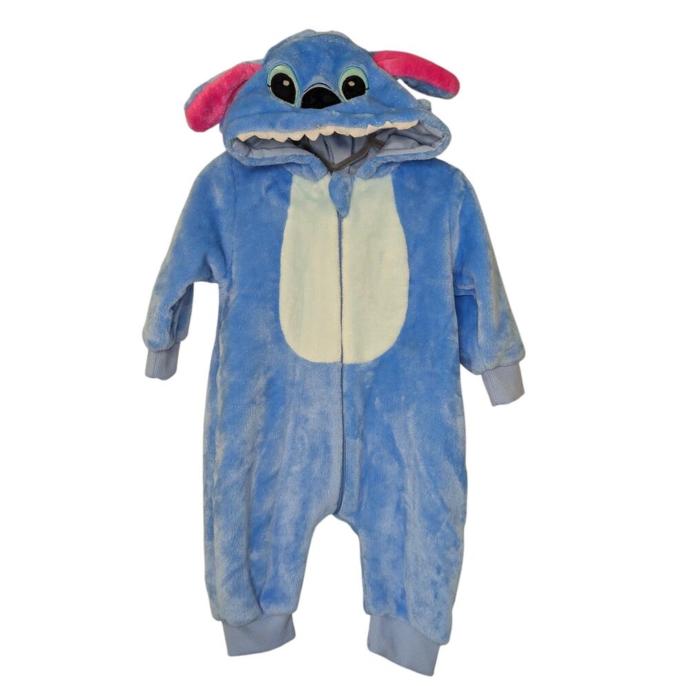 Michley Lilo and Stitch Plush Jumpsuit Unisex Blue Pink Size 80cm 12-18 Months